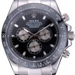 Rolex Cosmograph Daytona Black Dial Stainless Steel Bracelet  622543