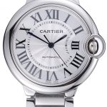 Swiss Cartier Ballon Bleu Silver Dial Stainless Steel Bracelet