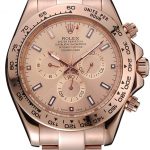 Rolex Cosmograph Daytona Pink Dial Rose Gold Case And Bracelet 1454247