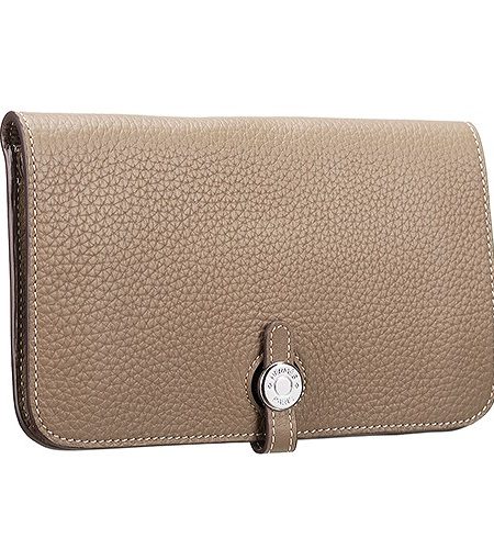Hermes Dogon Wallet Taupe  18926636