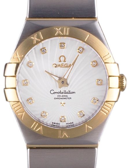 Omega Constellation Gold Bezel Two Tone Band som95  621475