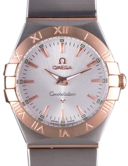 Omega Constellation Rose Gold Bezel Two Tone Band som101  621481