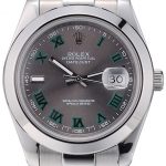 Rolex DateJust Grey Dial Stainless Steel Strap 41982