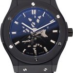 Hublot Classic Fusion Shawn Carter Black Steel Case Black Leather Strap  622817