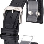 IWC Black Leather Bracelet  622606