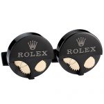 Rolex Movement Gears Black Cufflinks 700782