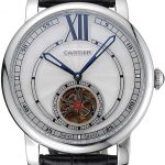 Cartier Rotonde Flying Tourbillon White Dial 621938
