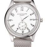 Patek Philippe Calatrava Small Seconds White Dial Stainless Steel Case And Bracelet