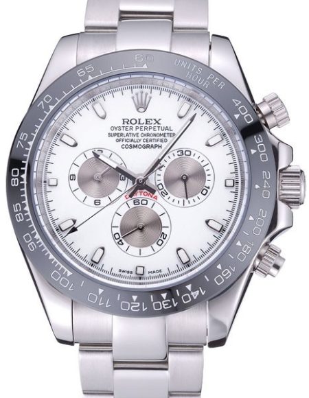 Rolex Cosmograph Daytona White Dial Stainless Steel Bracelet  622542