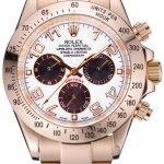 Rolex Cosmograph Daytona White with Black Subdials Gold Bracelet  622548