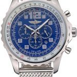 Breitling Navitimer Stainless Steel Strap Blue Dial