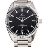 Omega Globemaster Black Dial Stainless Steel Case And Bracelet