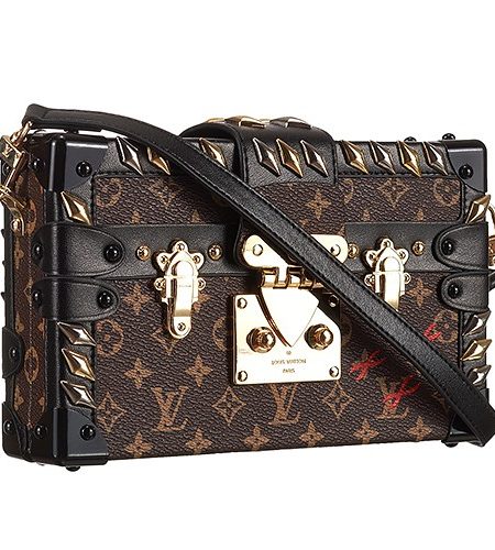 Louis Vuitton Monogram Canvas Studded Petite Malle Trunk Bag 18926986