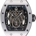Richard Mille Tourbillion Spider RM 19-01 Silver Case Black Rubber Bracelet  1454256