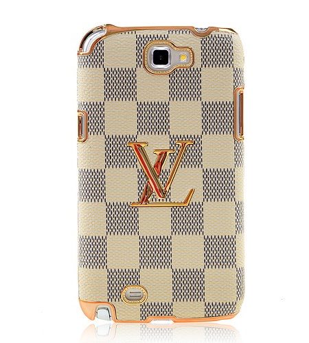 Louis Vuitton Damier Azur Back Cover Case for Samsung Note