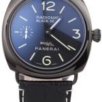 Panerai Radiomir Black Ceramic Case Black Dial Black Leather Strap 98135