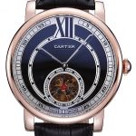 Cartier Rotonde Flying Tourbillon Black Dial 621937