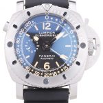 Panerai Luminor Submersible Black Dial Black Rubber Bracelet