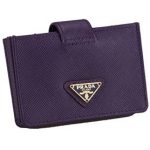 Prada Business Card Holder Purple