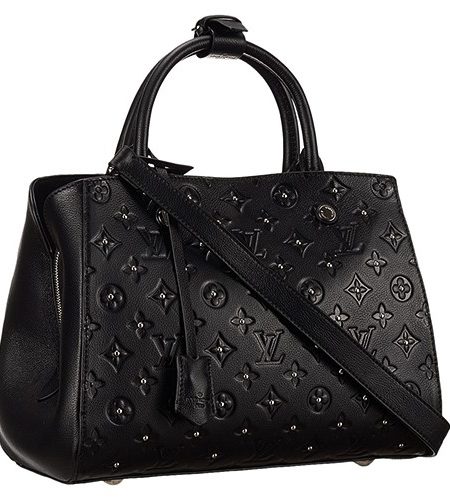 Louis Vuitton Montaigne Empreinte Studs BB Black