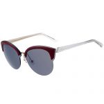 Christian Dior Sculpt Cat Eye White Temples Sunglasses 308455