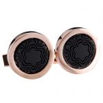 Hugo Boss Simony Round Rose Gold Cufflinks 700646