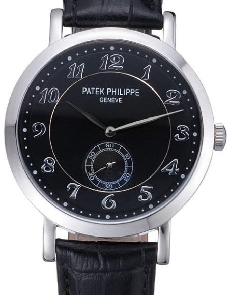 Patek Philippe Calatrava Stainless Steel Black Dial 621987