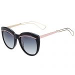 Dior Sideral 2 Black And Pink Frame Metal Temples Sunglasses 308388