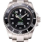 Rolex Bamford Submariner Black Dial With Roman Numerals Black Bezel Stainless Steel Case And Bracelet