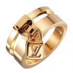 Louis Vuitton Lockit Gold Ring 700689
