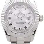 Rolex Day-Date Polished Stainless Steel White Dial