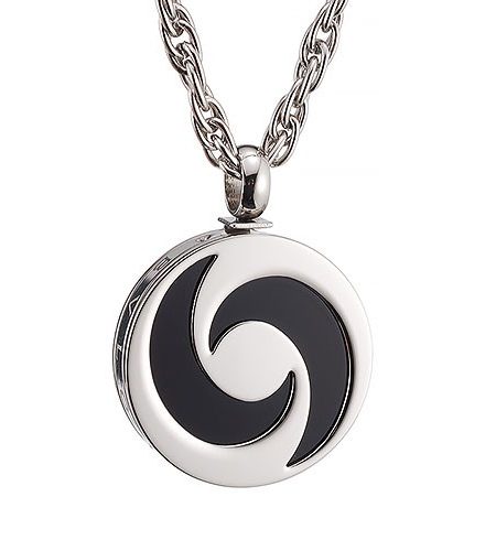 Bvlgari Round Logo Pendant Silver Necklace 700647