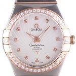 Omega Constellation Rose Gold Diamond Bezel Two Tone Band  621487