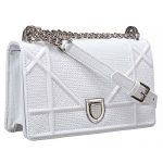 Dior Perforated Diorama Small Flap Bag White 18926718