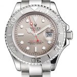 Swiss Rolex Yacht-Master Gray Dial Stainless Steel Case And Bracelet