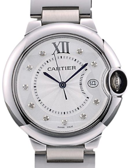 Cartier Ballon Bleu 38mm White Dial Stainless Steel Case And Bracelet