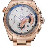 Tag Heuer Carrera Rose Gold Case White Dial