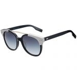 Dior Black Tie Silver And Black Frame Sunglasses 308399