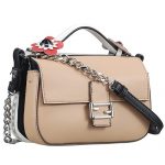 Fendi Double Micro Baguette Flower Detail Beige Bag 18927091