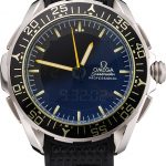 Omega Speedmaster Skywalker X-33 Black Dial Yellow On Black Bezel Stainless Steel Case Black Rubber Strap