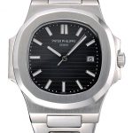 Patek Philippe Nautilus Black Dial Stainless Steel Case   622719