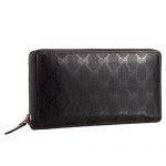 Gucci Supreme Continental Wallet Black