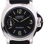 Panerai Luminor Black Rubber Bracelet Watch Replica 4566