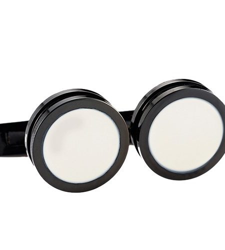 Hugo Boss Simony Round Black Cufflinks 700644