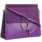 Chloe Faye Plum Shoulder Bag