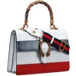 Gucci Dionysus White, Green And Red Leather Top Handle 18927098