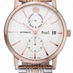 Piaget Altiplano White Dial Rose Gold Case Two Tone Stainless Steel Bracelet  1454231