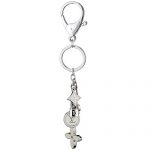 Louis Vuitton Monogram silver bag charm  700815