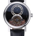 Breguet Classique Grande Complication Tourbillon Silver Case Black Dial Black Leather Strap 622212