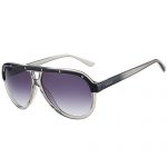 Gucci Stud Brow Aviator Grey Sunglasses 308481